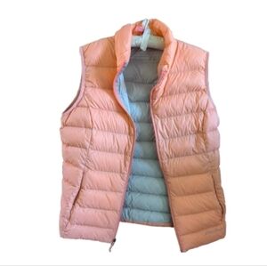 Women's Eddie Bauer Puffer Vest XL Pinky Peach